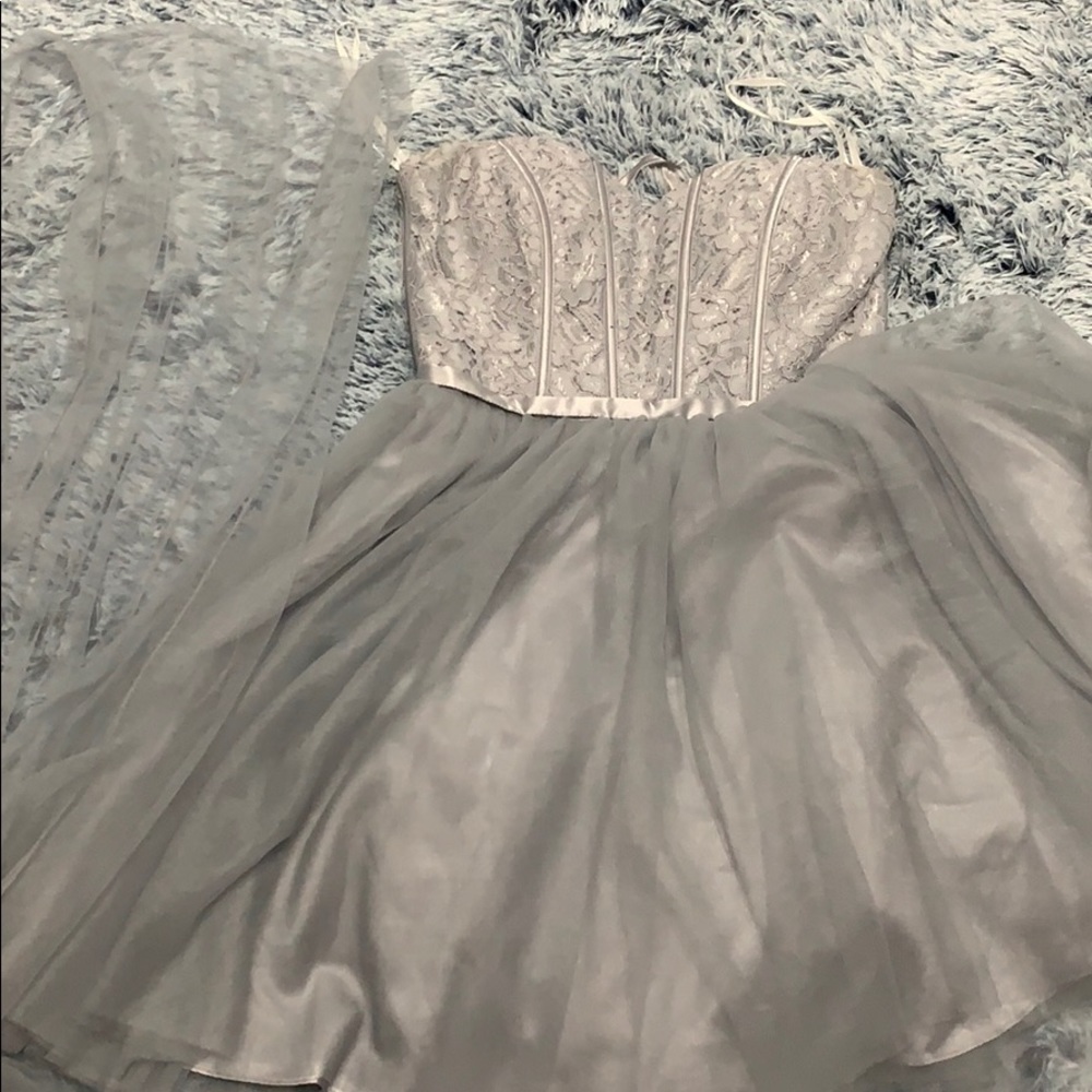 Gray dress